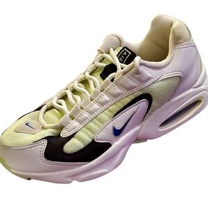 Nike Air Max TRIAX Running Sneakers Mens 6 EUR 38.5 Volt Sail Black Racer Blue